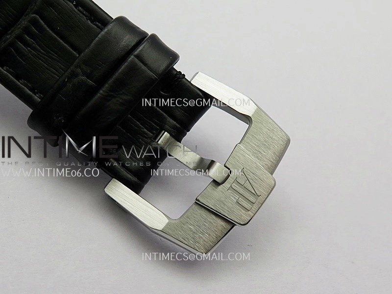 Code 11.59 Chrono 26393 SS APSF 1:1 Best Edition Black Dial On Black Leather Strap Super Clone SA4401